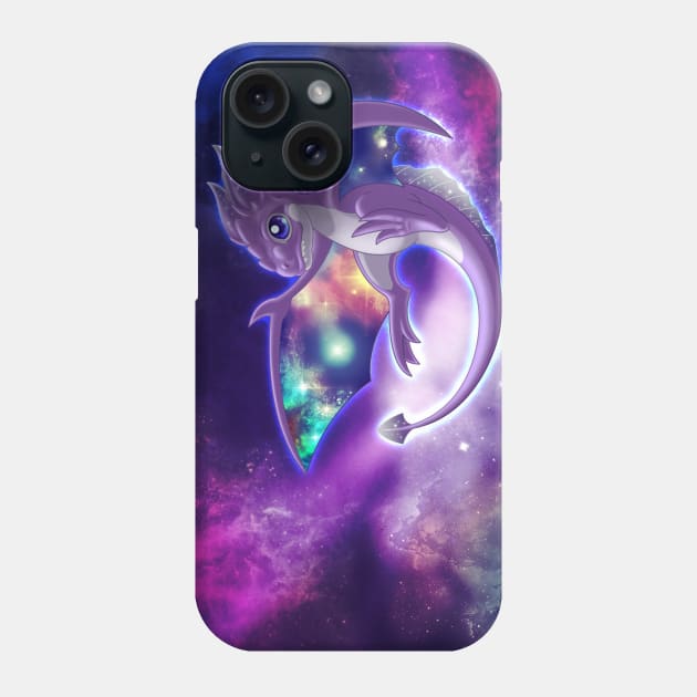 Nebula Galaxy Dragon v2 Phone Case by Katcadia