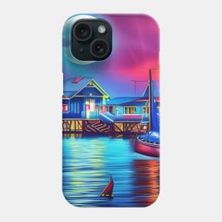 Beautiful Boat in the Sea Phone Case