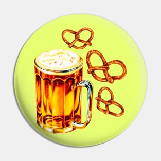 Beer Pretzels Pin