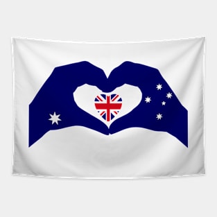 We Heart Australia Patriot Flag Series Tapestry