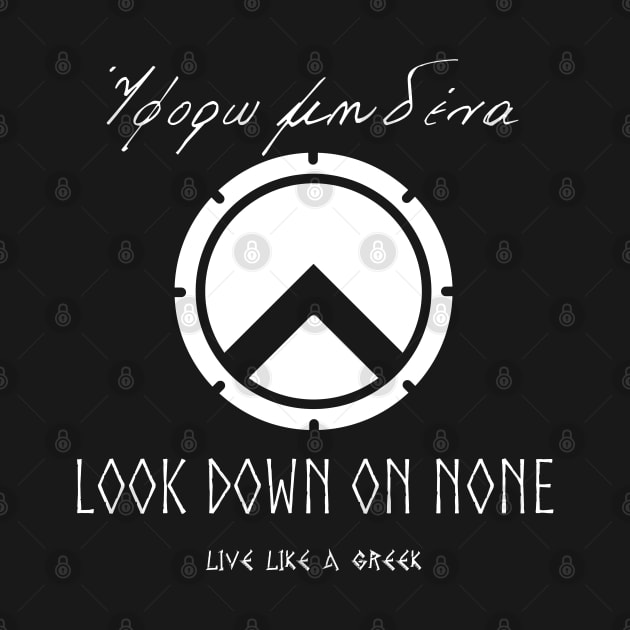 Look down on none and live better life ,apparel hoodie sticker coffee mug gift for everyone by district28