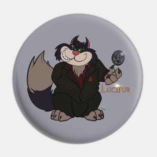 Luci-fur Morningstar Pin