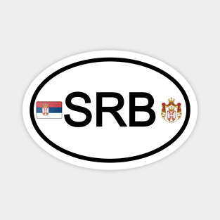 Serbia car country code Magnet