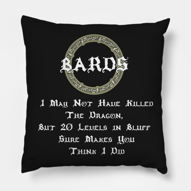 Bards! Pillow by Wykd_Life