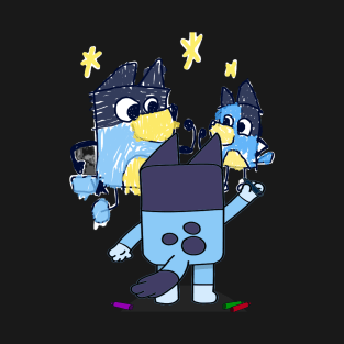 Bluey is drawing T-Shirt