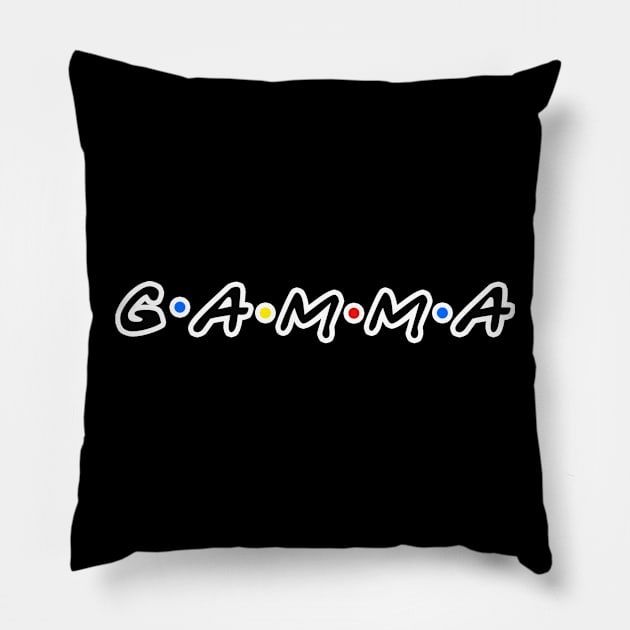 Gamma Retro Pillow by lolosenese