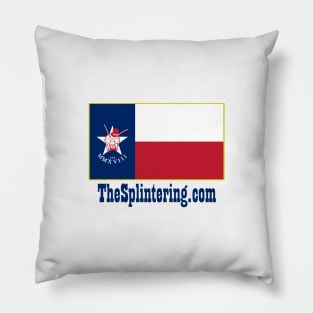 The Splintering Texas Flag Pillow