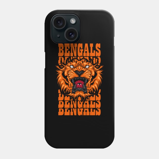 Cincinnati Bengals Phone Case by SHINIGAMII