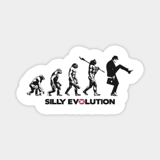 Silly evolution Magnet