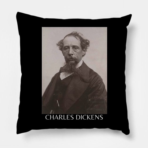 Charles Dickens Pillow by lukelux