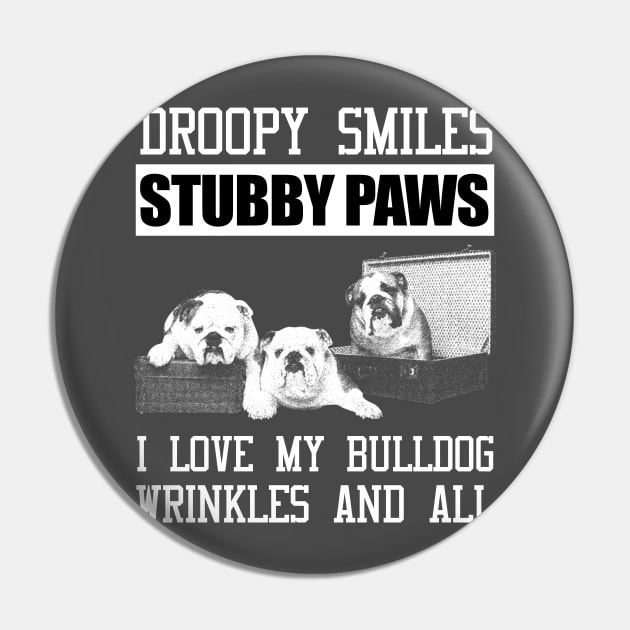 droopy smiles stubby paws i love my bul Pin by key_ro