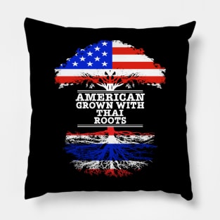 American Grown With Thai Roots - Gift for Thai With Roots From Thailand Pillow