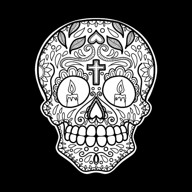 HomeSchoolTattoo Sugarskull by HomeSchoolTattoo