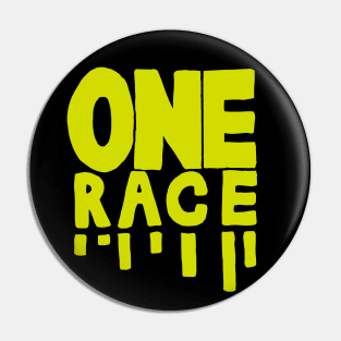 One Race - Green Pin