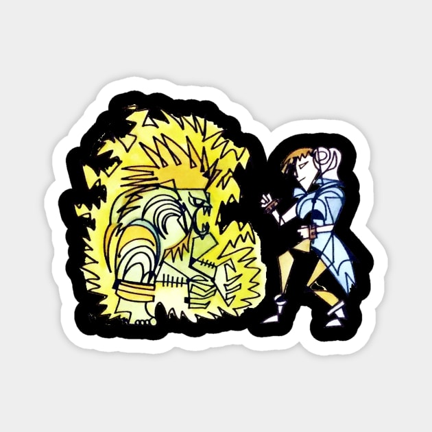 Blanka vs. Chun-Li Magnet by WorldofPollux