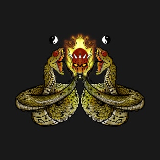 Skull and snakes T-Shirt