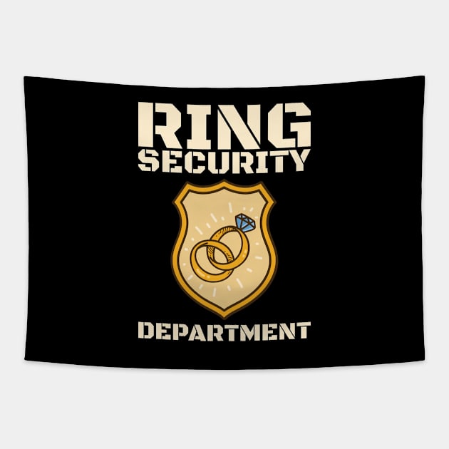 Ring Security Department Tapestry by maxcode