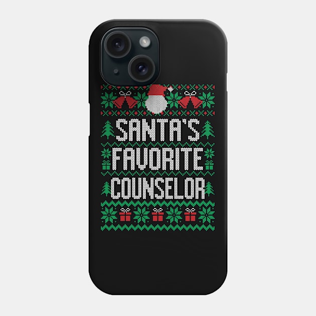 Santa's Favorite Counselor Phone Case by Saulene