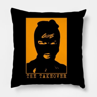 Califas Ski Mask Woman Logo Yeb1 Art Pillow