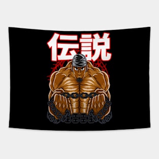 Strongman Legend Japanese Tapestry