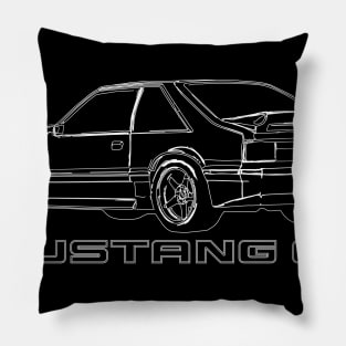 fox body 5.0 mustang Pillow