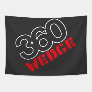 360 Wedge - Badge Design (Reverse) Tapestry