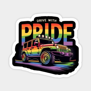 Jeep Rainbow Trail Magnet