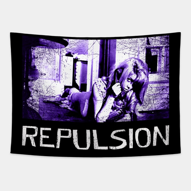 Terror Beyond Reason Repulsions Movie Poster Tee Tapestry by Camping Addict