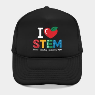 I Love STEM Student Teacher 1st Day Of School Back To School Hat