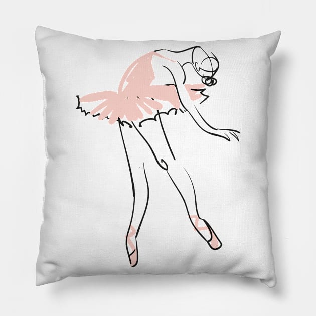 Ballet Beauty Pillow by GeneralDesignStudio