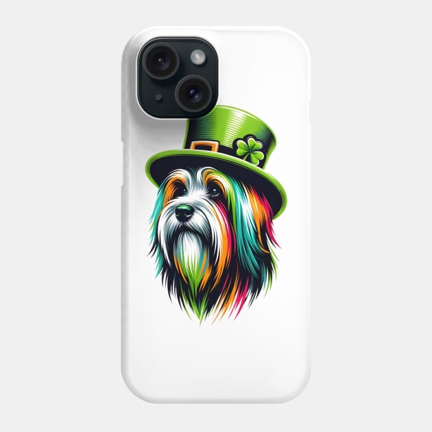 Havanese Portrait Celebrating Saint Patrick's Day Phone Case by ArtRUs