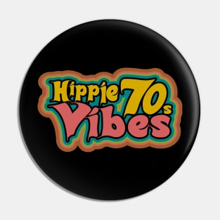 Hippie Vibes 70s seventies sticker vintage Pin