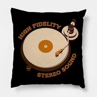 Turntable vintage Pillow