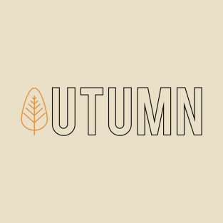 Autumn leaf text T-Shirt