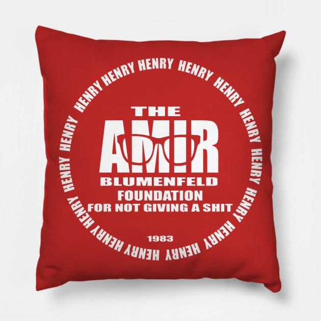 Amir Blumenfeld Foundation Pillow by Ike