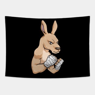 Kangaroo as Boxer at Boxing Tapestry