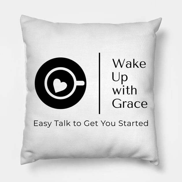 WUWG Black Logo Pillow by Grace's Grove Audio