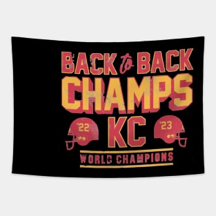 Kansas City Back-To-Back Champs Tapestry