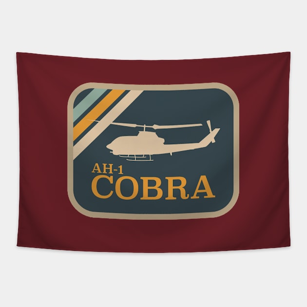 AH-1 Cobra Patch Tapestry by Tailgunnerstudios