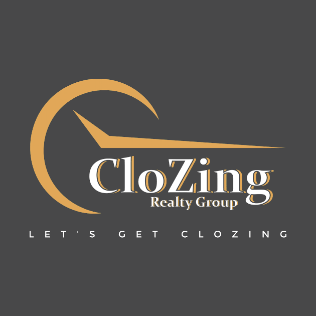 CloZing Realty Group Logo Gold and White by CloZingRealtyGroup