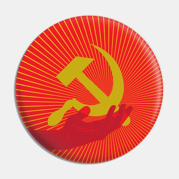 Saint Communism Pin by BeCreativeHere