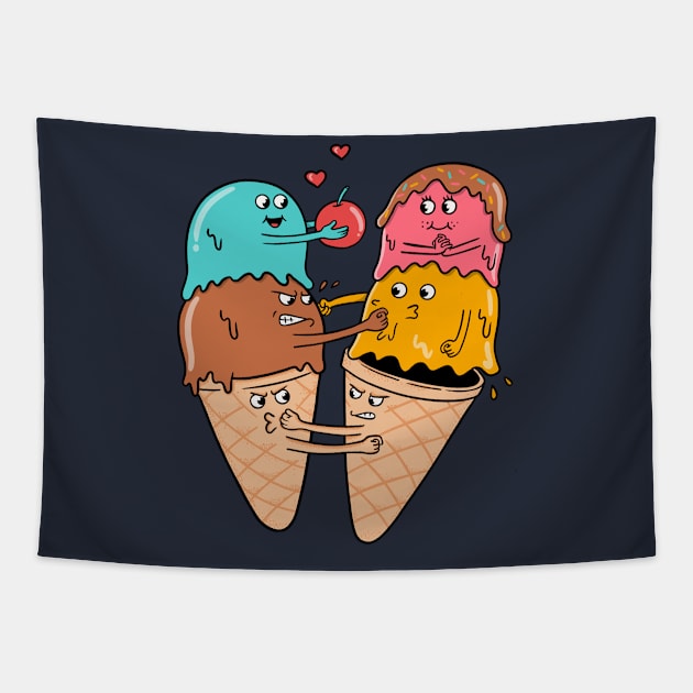 Love Foods Tapestry by coffeeman