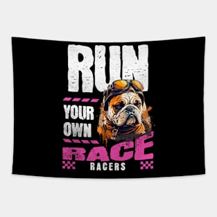 Dog racer Tapestry