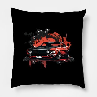 Hell Car mustang Boss 429 T-Shirt Pillow