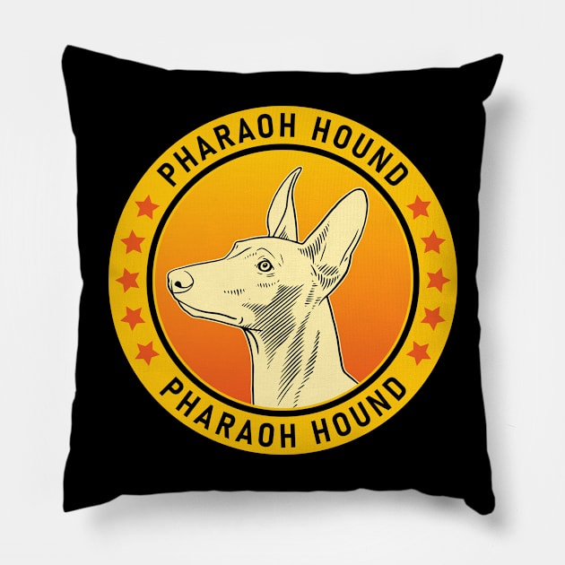 Pharaoh Hound Dog Portrait Pillow by millersye