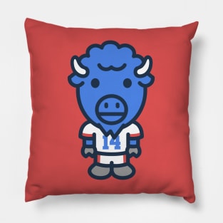 A Bathing Buffalo Pillow