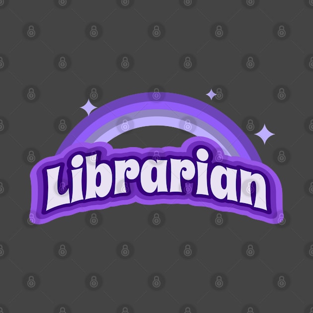 Librarian Retro School Library Media Specialist Librarians by Bless It All Tees