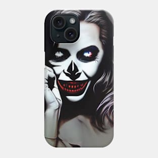 Zombie girl oldschool retro Phone Case