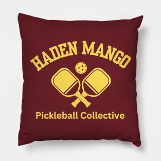 Twin Paddles and Ball Apparel for Pickleball Pillow