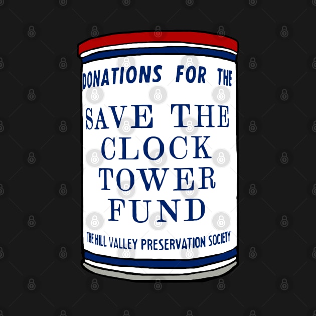 Save The Clock Tower Donation Can by Hoydens R Us